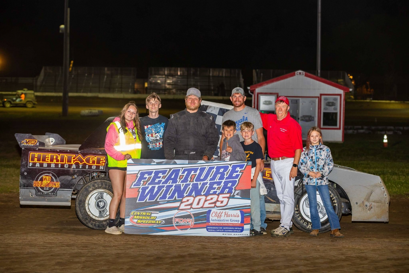 Super Stocks compete at Central Missouri Speedway. Photo by Josh Allee.